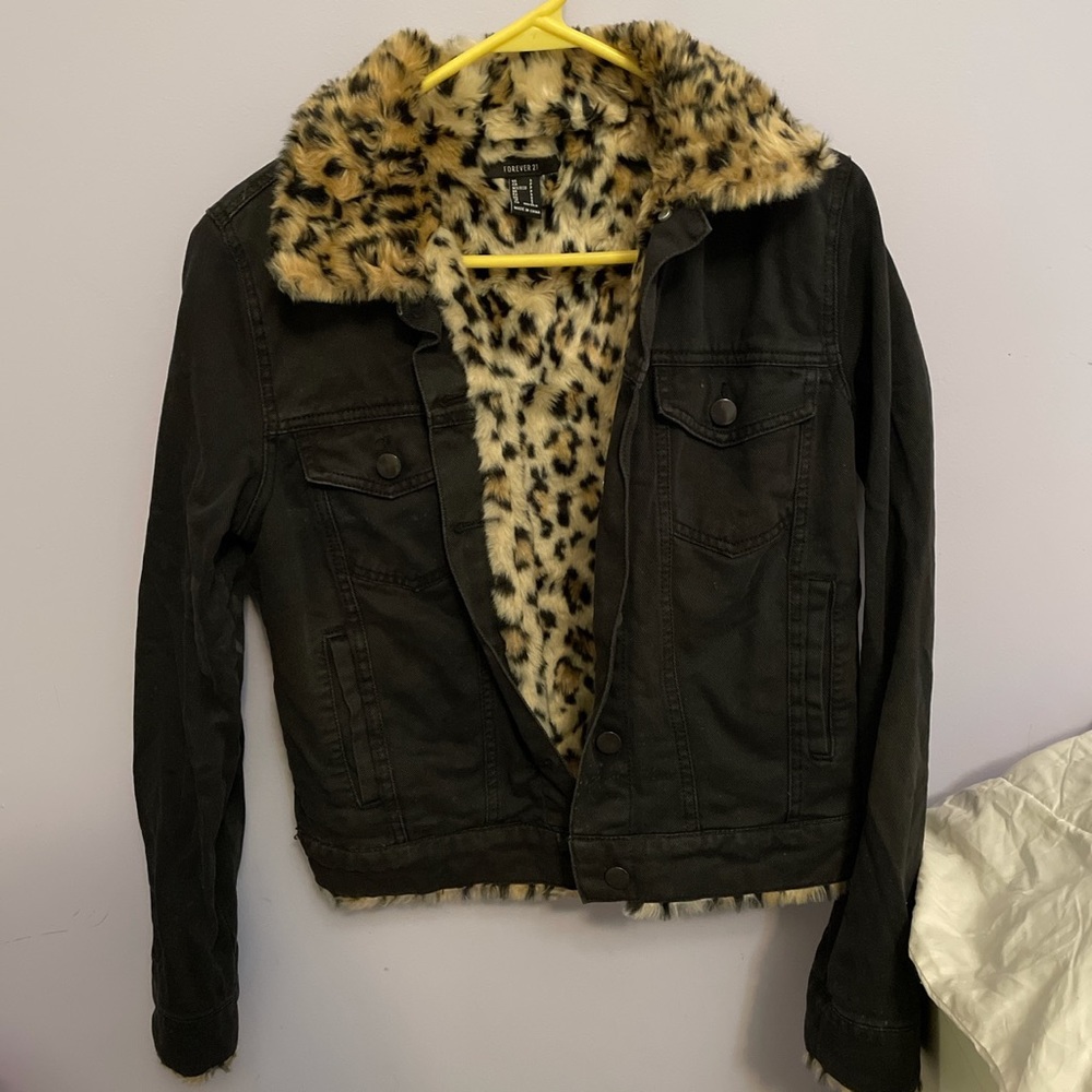 Jean Jacket Fur Inside